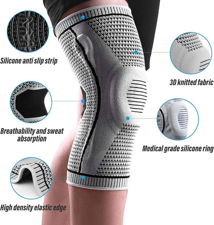 KneeGuard™ Adjustable Knee Support Strap for Sports & Daily Use