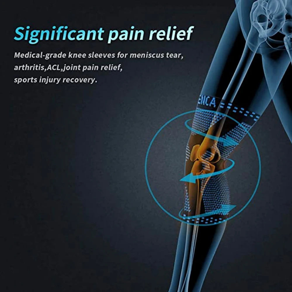 KneeGuard™ Adjustable Knee Support Strap for Sports & Daily Use